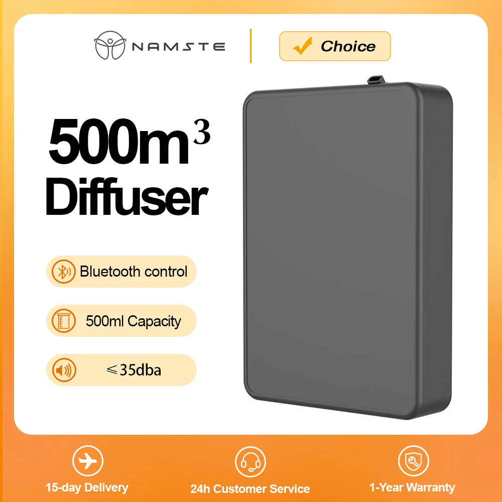 Smart Battery Fragrance Diffuser, Waterless Essential Oil Air Freshener, Hotel Professional Scent Machine