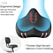 Premium Electric Bicycle Seat, Comfortable Enlarged, Thickened Cushion with Backrest for E-Bikes, Mountain Bikes