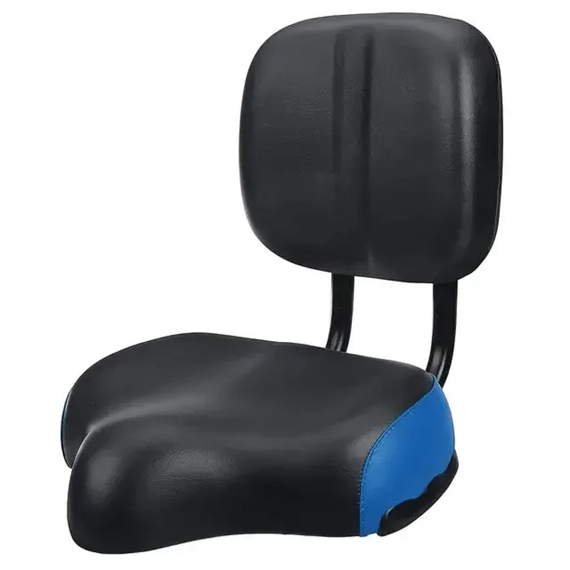 Premium Electric Bicycle Seat, Comfortable Enlarged, Thickened Cushion with Backrest for E-Bikes, Mountain Bikes