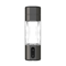 Portable Hydrogen Water Bottle Black, PEM Electrolysis Hydrogen Generator 8000PPB Rechargeable Display