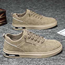 autumn mens new breathable work safety shoes, trendy casual sports shoes for motorcycle riders, board shoe enthusiast