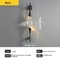 Modern Copper Crystal Wall Lamp Simple Creative Decoration Designer Lighting For Living Room Study 7