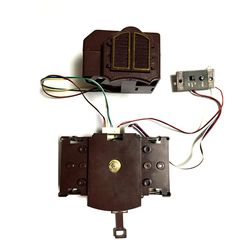 vintage large cuckoo clock quartz movement, light control wall clock, bird box electronic photosensitive clock accessory