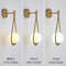 Luxury Gold Sconce Modern Glass Ball Wall Light For Bedroom Living Room Bedside Staircase Aisle Nor 5