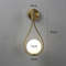 Luxury Gold Sconce Modern Glass Ball Wall Light For Bedroom Living Room Bedside Staircase Aisle Nor 7