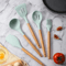 NonStick Silicone Cooking Utensils Set Wooden Handle Spatula Spoon HeatResistant Kitchen Tools Mul 3