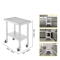 Stainless Steel Work Bench Table HeavyDuty Kitchen Worktable With Wheels For Commercial Home Use 13