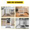Stainless Steel Work Bench Table HeavyDuty Kitchen Worktable With Wheels For Commercial Home Use 6