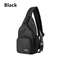 Unisex Messenger Shoulder Bag, Multi-functional Travel Backpack with Headphone Hole, Chest Bag for Men & Women
