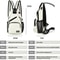 Unisex Messenger Shoulder Bag, Multi-functional Travel Backpack with Headphone Hole, Chest Bag for Men & Women