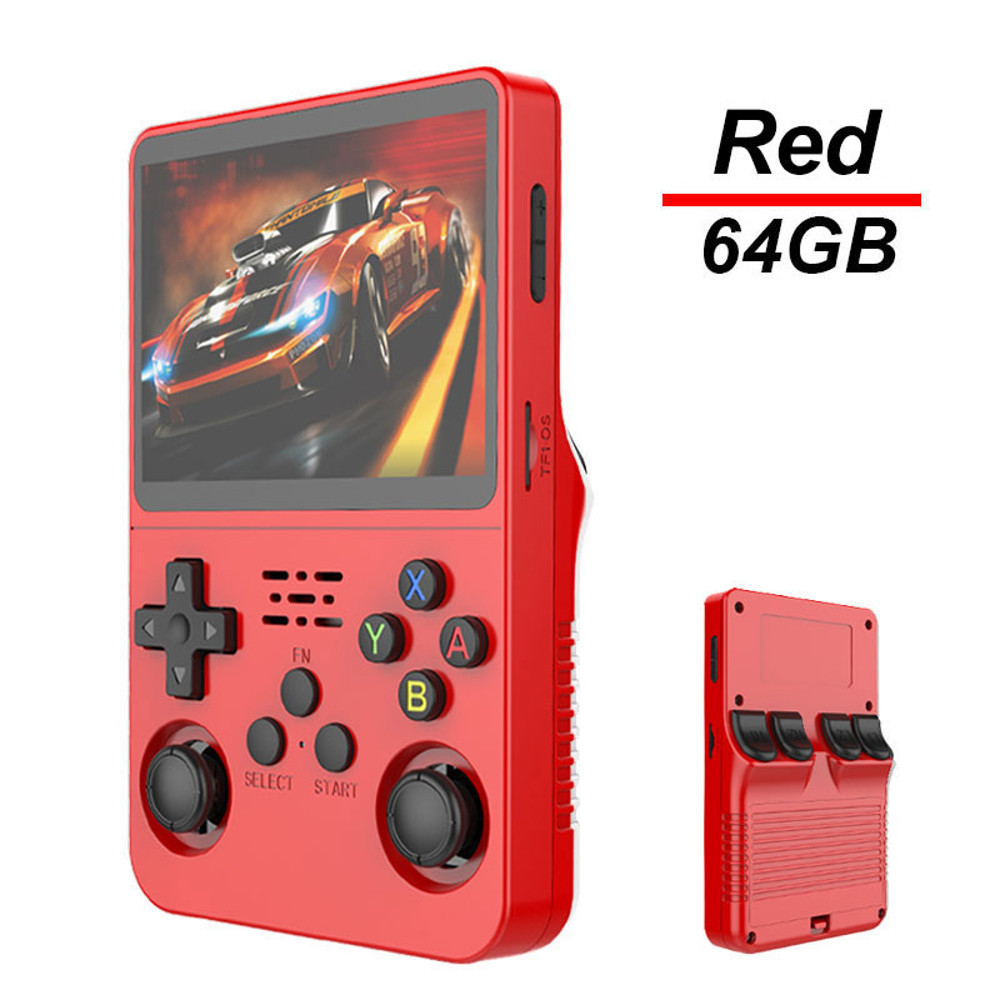 R36S Retro Game Console 35Inch IPS Display 128GB Builtin Games ArkOS System PocketSized Portable V 10