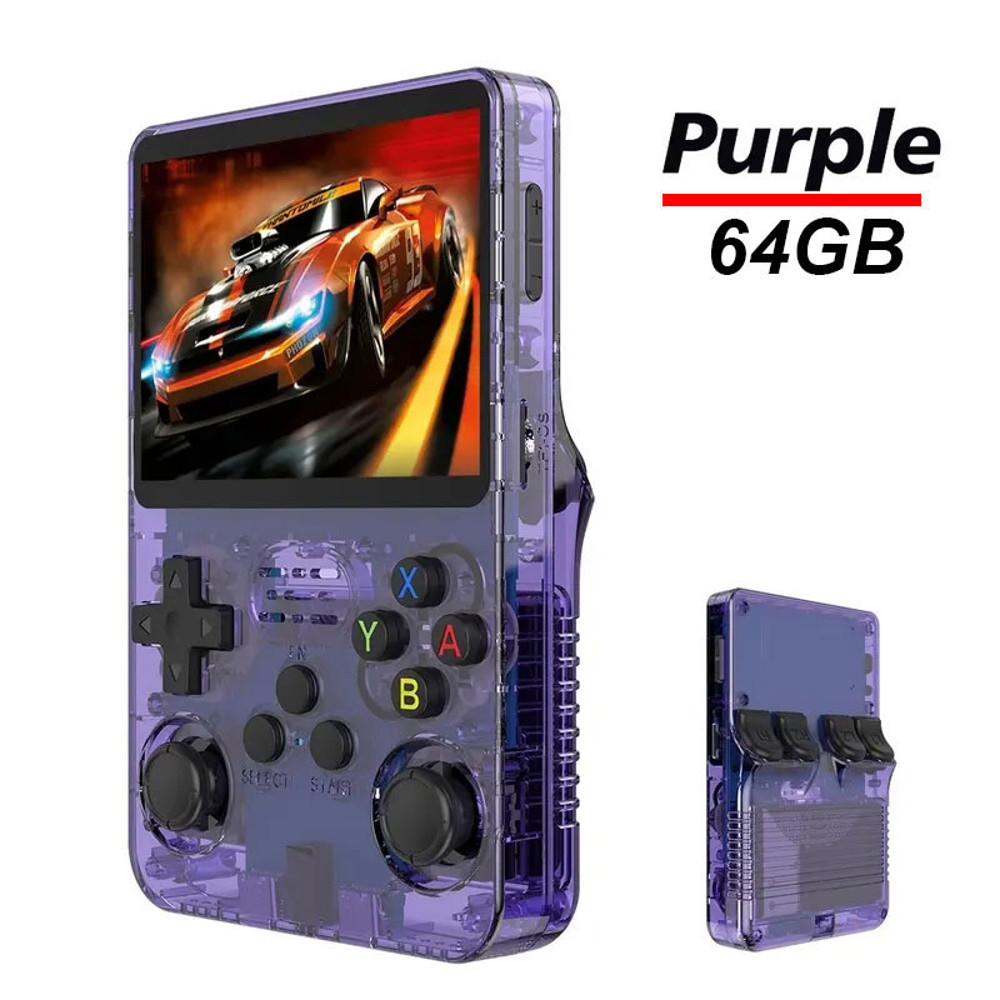 R36S Retro Game Console 35Inch IPS Display 128GB Builtin Games ArkOS System PocketSized Portable V 14