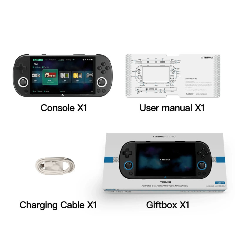 Trimui Smart Pro Handheld Game Console 4 96 IPS Screen Linux System RGB Lighting Retro Video Game P 5