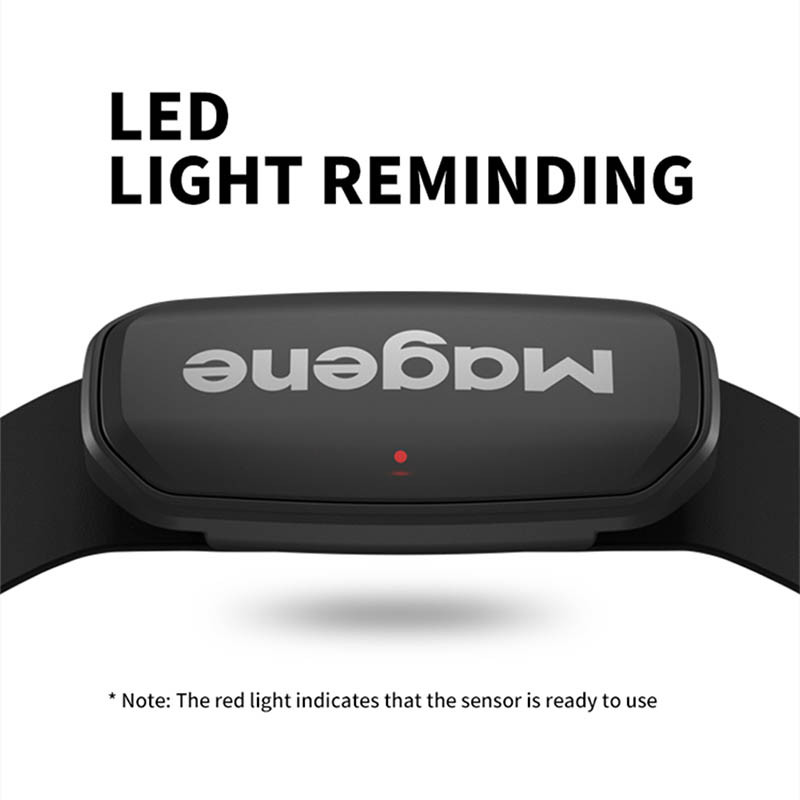 Magene H303 Heart Rate Monitor BluetoothANT Chest Strap DualMode HR Sensor For Cycling Running Spo 2