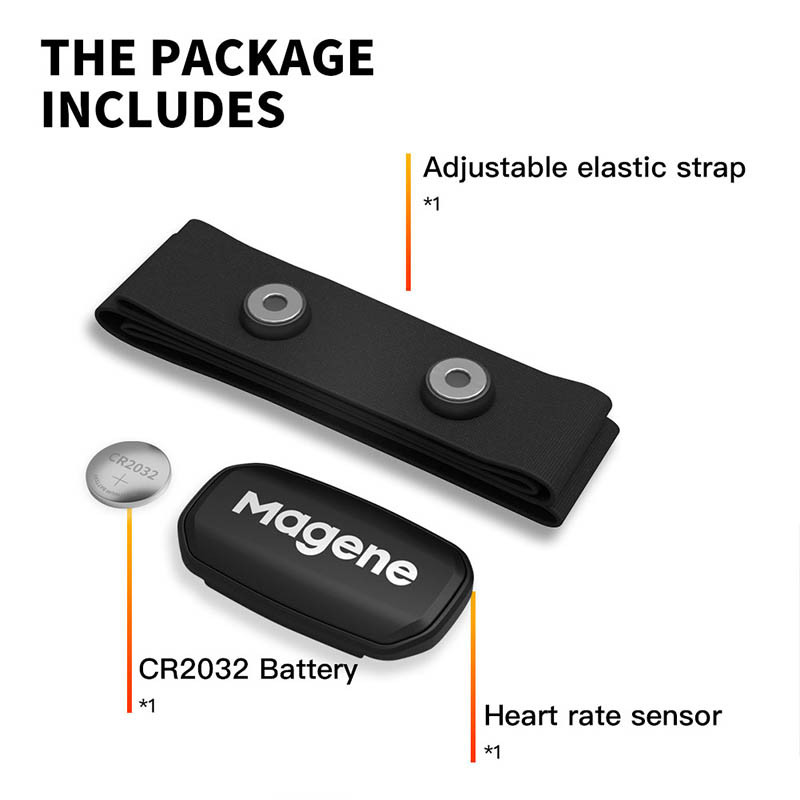Magene H303 Heart Rate Monitor BluetoothANT Chest Strap DualMode HR Sensor For Cycling Running Spo 5