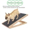 Adjustable Dog Ramp Wooden Folding Pet Stairs For Couch High Bed Car NonSlip Carpet Surface 24 Lev 2