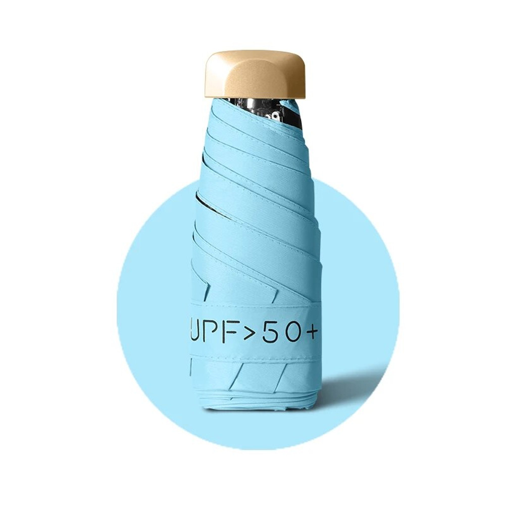 Womens Sun Protection Parasol AntiUV DualUse Umbrella For Sunny Rainy Days Compact PocketSized Tra 7