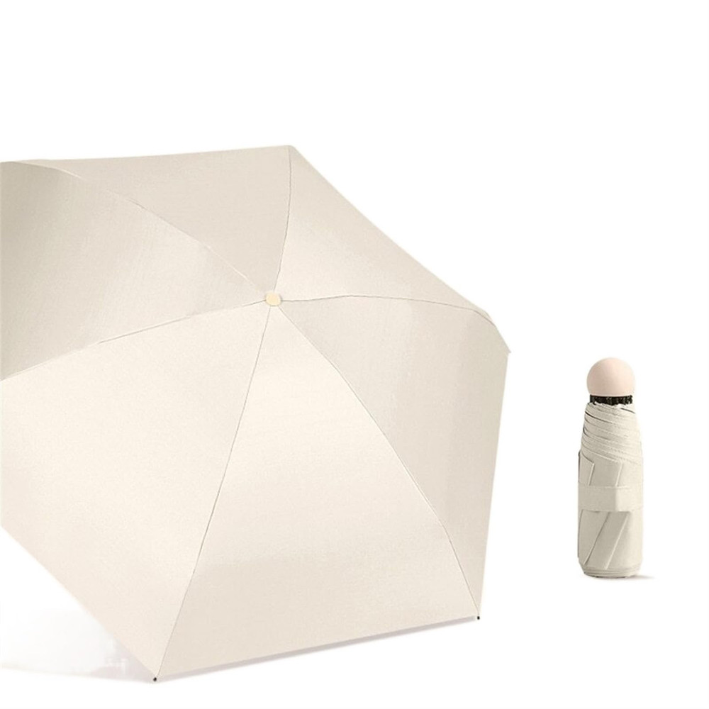 Portable Mini Umbrella Rainproof Sun Protection DualUse WindResistant Travel Umbrella For Men Wom 2