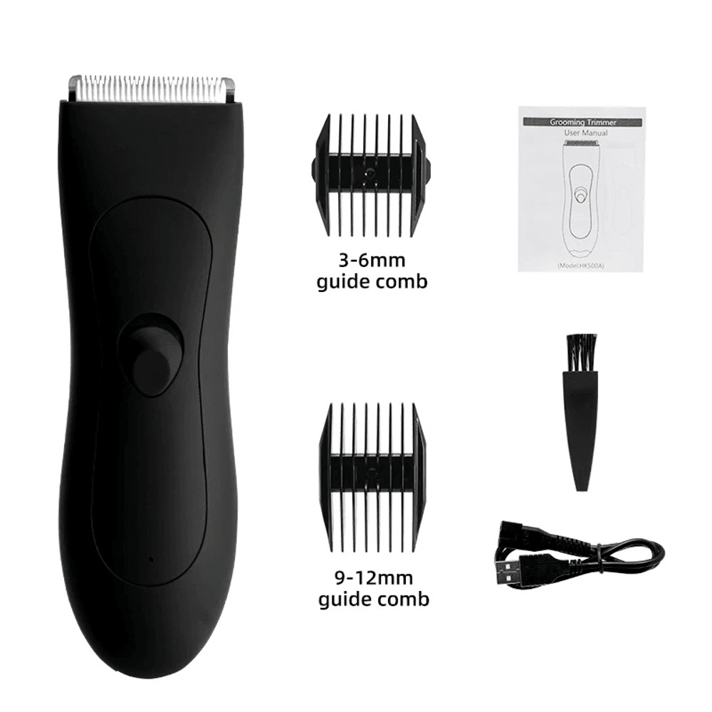Mens Body Hair Trimmer For Balls Groin Womens Bikini Shaver Painless Hair Removal For Beard Arms 8