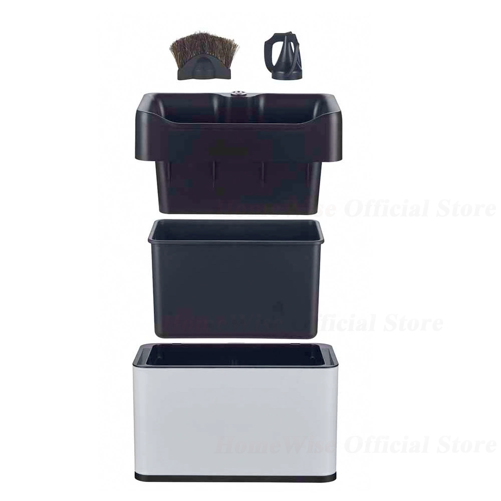 HomeWise Automatic 58mm Coffee Portafilter Cleaner, Electric Cleaner for Basket, Commercial-Grade Stainless Steel