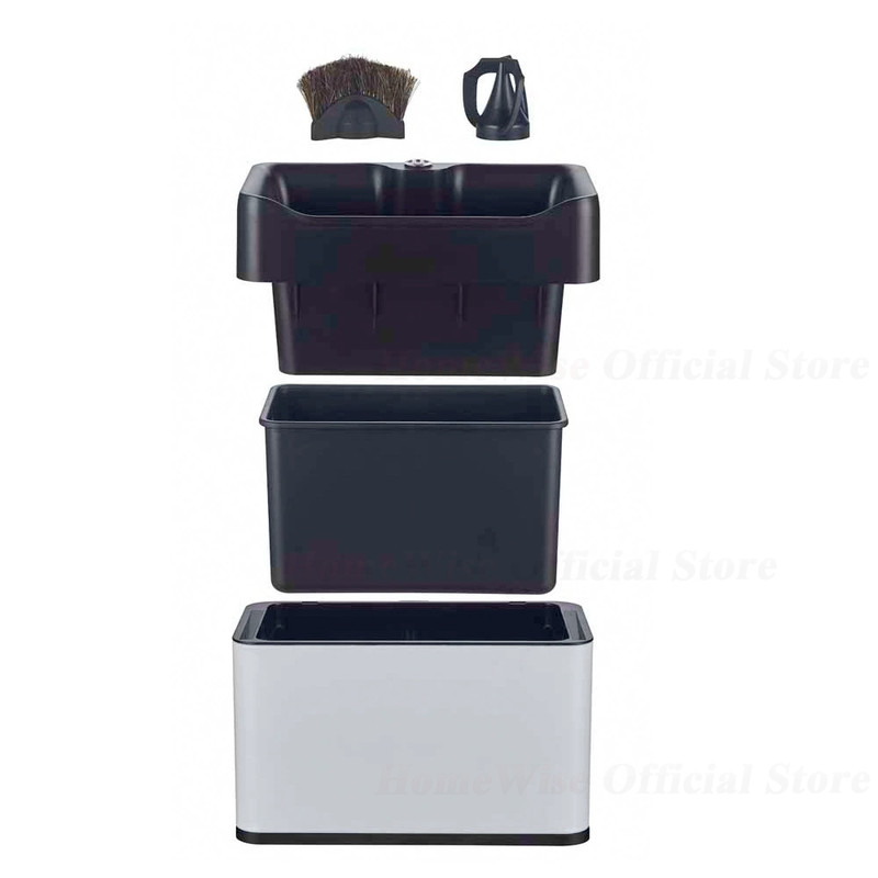 HomeWise Automatic 58mm Coffee Portafilter Cleaner, Electric Cleaner for Basket, Commercial-Grade Stainless Steel