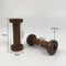 Brown Big Wood Empty Spools Bobbin, 20/50 Pcs Bulk Supply for Sewing, Ribbons, Twine, Thread & DIY Craft