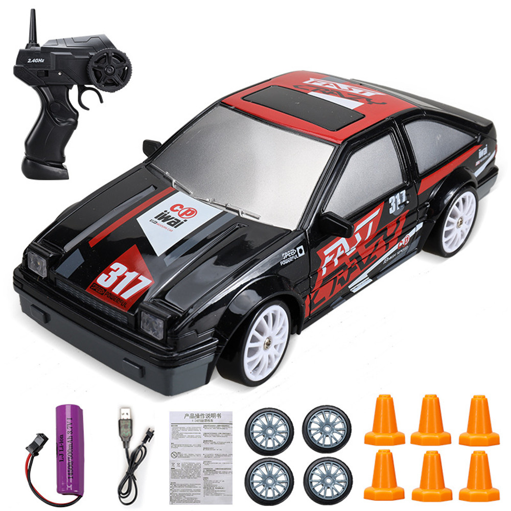 4WD Drift Car Remote Control Racing Car Toy For Kids Adults High Speed Drift Vehicle With LED Light 1