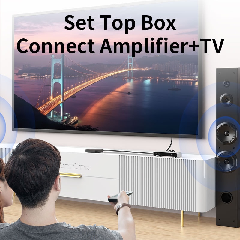 Unnlink 8K HDMI Audio Extractor Splitter4K 120Hz Toslink SPDIF Optical Coaxial 35mm Output For PS5 1