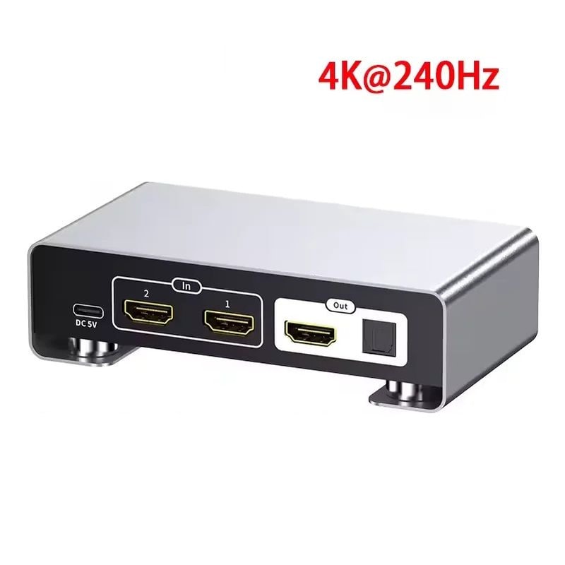 Unnlink 8K HDMI Audio Extractor Splitter4K 120Hz Toslink SPDIF Optical Coaxial 35mm Output For PS5 5