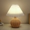 Nordic Ins Wind Internet Red Desk Lamp for Girls, High-End Pleated Bedroom Bedhead Lamp with Warm Night Light