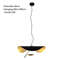 Modern Minimalist Flying Shuttle Hat LED Chandelier, Artistic Pendant Lamp for Living Room, Restaurant, Bedroom Decor