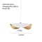 Modern Minimalist Flying Shuttle Hat LED Chandelier, Artistic Pendant Lamp for Living Room, Restaurant, Bedroom Decor