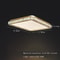 Modern Lustre Crystal Ceiling Lamp, Dimmable LED Chandelier for Bedroom, Living Room, Dining Table Lighting Fixture