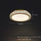 Modern Lustre Crystal Ceiling Lamp, Dimmable LED Chandelier for Bedroom, Living Room, Dining Table Lighting Fixture