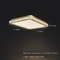 Modern Lustre Crystal Ceiling Lamp, Dimmable LED Chandelier for Bedroom, Living Room, Dining Table Lighting Fixture