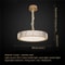 Modern Lustre Crystal Ceiling Lamp, Dimmable LED Chandelier for Bedroom, Living Room, Dining Table Lighting Fixture