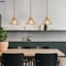 IWHD Japanese Style Vintage Pendant Lamp Slag Glass Polished Copper LED Hanglamp For Bedroom Bar C 2