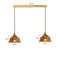 IWHD Japanese Style Vintage Pendant Lamp Slag Glass Polished Copper LED Hanglamp For Bedroom Bar C 6