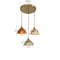 IWHD Japanese Style Vintage Pendant Lamp Slag Glass Polished Copper LED Hanglamp For Bedroom Bar C 9