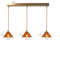 IWHD Japanese Style Vintage Pendant Lamp Slag Glass Polished Copper LED Hanglamp For Bedroom Bar C 10