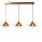 IWHD Japanese Style Vintage Pendant Lamp Slag Glass Polished Copper LED Hanglamp For Bedroom Bar C 10