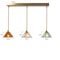 IWHD Japanese Style Vintage Pendant Lamp Slag Glass Polished Copper LED Hanglamp For Bedroom Bar C 11