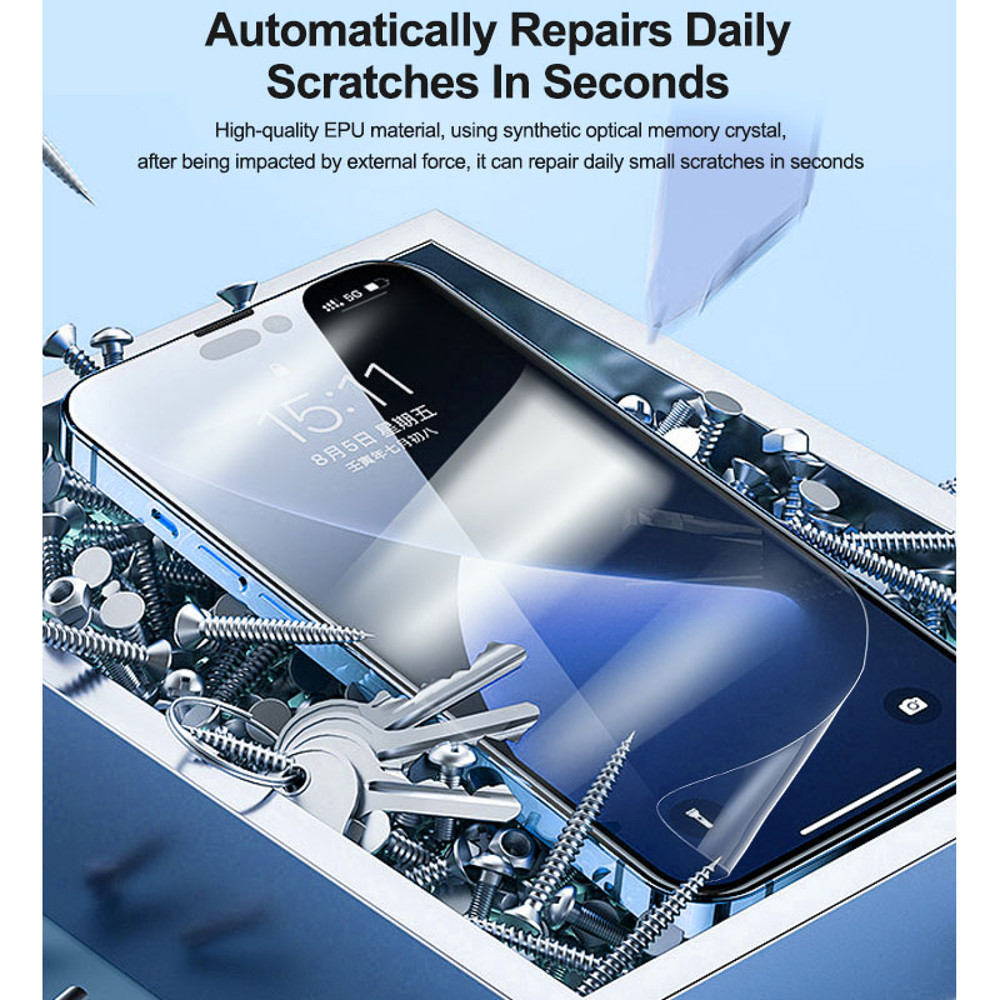 RELIFE GF Series Hydrogel Film Kit HD Matte Privacy Screen Protector With Pressure Resistant Repair 4