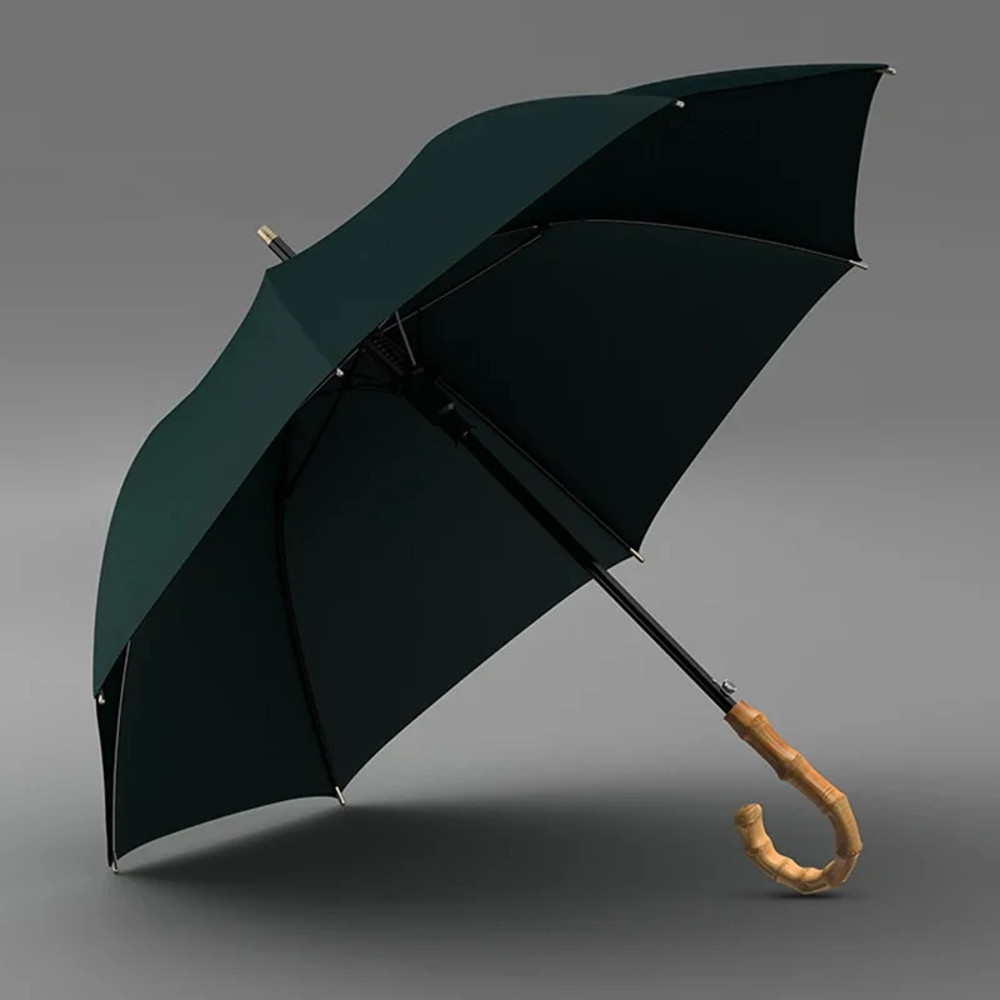 OLYCAT Large Windproof Golf Umbrella - 122cm Luxury Designer Rain Umbrella for Men with Bamboo-Inspired Cantilever Desig