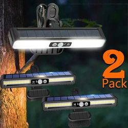 sunlight encounter clip on solar motion lights outdoor waterproof, 36 led solar fence lights outside, portable security