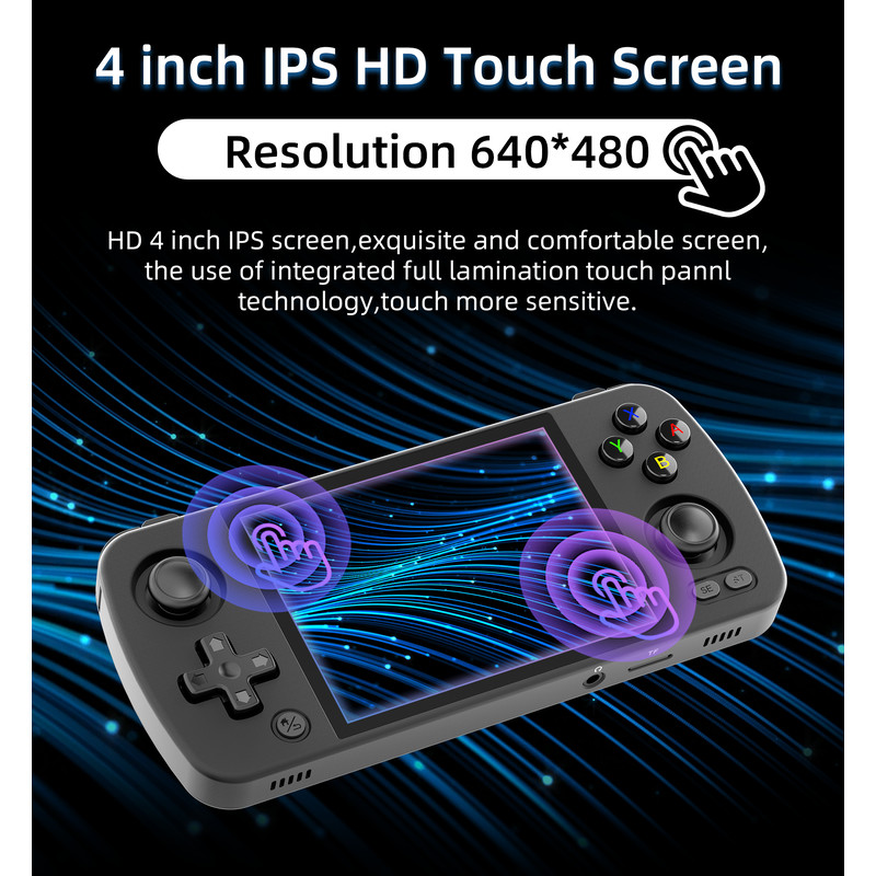 ANBERNIC RG405M Metal Shell Handheld Game Console Touch Screen Android 12 System T618 Chip 3000 Pre 1