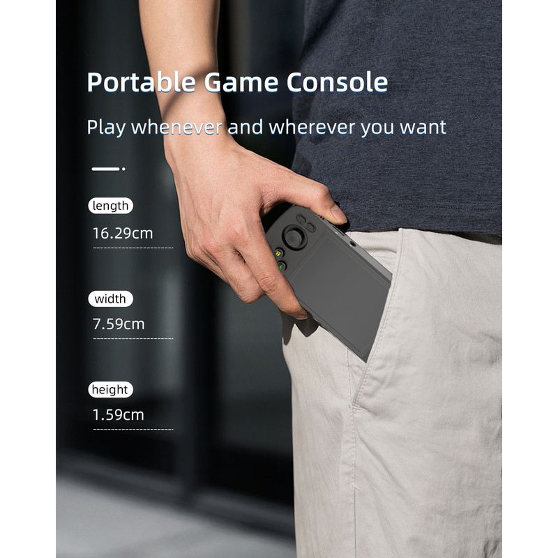 ANBERNIC RG405M Metal Shell Handheld Game Console Touch Screen Android 12 System T618 Chip 3000 Pre 5