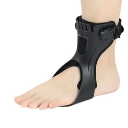 drop foot brace orthosis afo, adjustable ankle support for hemiplegia, stroke recovery, fits in shoes for walking