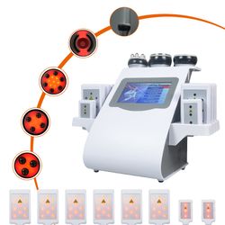 6-in-1 kim 8 40k cavitation machine, professional fat burning body shaping machine with vibration dredging, meridian