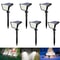 4 Pack Waterproof Outdoor Solar Street Lights, Dusk to Dawn Garden Spotlights for Yard, Terrace, and Landscape Decorati